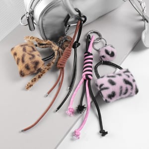 1 Piece Romantic Series Retro Leopard Print Alloy Women's Bag Charms h5 Picture3