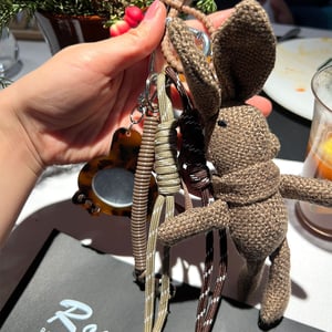 1 Piece Simple Series Cute Animal Canvas Women's Bag Charms h5 Picture5