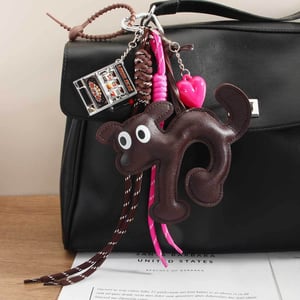 1 Piece Leather Cute Cat Women's Bag Charms h5 Picture5