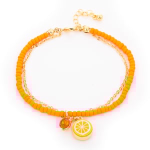 1 Stück Romantische Serie Urlaub Pflanze Legierung Unisex Perlen Armbänder h5 Bild5