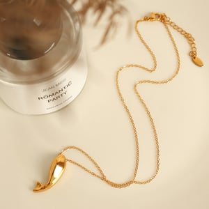 1 piece simple series casual turtle stainless steel  gold plated women pendant necklaces h5 Picture4