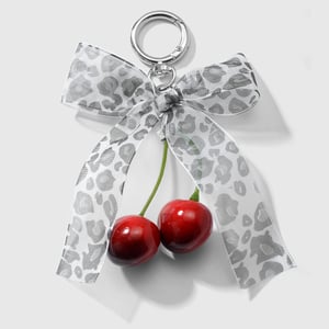 1 Piece Sweet Lace Leopard Bow Bag Charms h5 Picture9