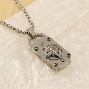 1 Pair Fashion Retro  Men's Necklace h5 Picture5