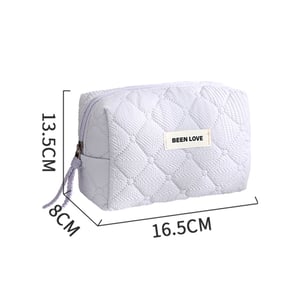 1 Piece Simple Style Octagonal Shape Solid Color Polyester Women's Makeup Bag h5 Picture6