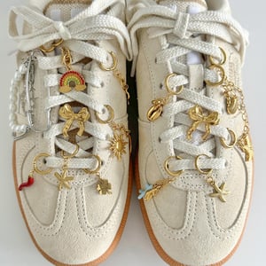 1 paio di perle dolci della serie semplice in acciaio inossidabile placcato oro 18K perle artificiali pendenti da donna h5 Immagine3