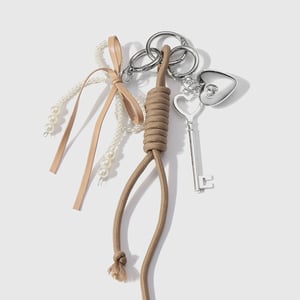 1 Piece Simple Series Retro Bow Knot Alloy Artificial Pearl Women's Bag Charms h5 Picture6