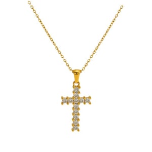 1 Piece Simple Series Daily Cross  Women's Pendant Necklaces h5 Picture6