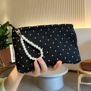 1 Stück Klassische Serie Elegante Polka Dots Polyester Damentaschen h5 Bild5