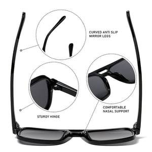 1 Paar Simple Series Alltags-Sonnenbrille aus einfarbigem Kunststoff für Damen h5 Bild9