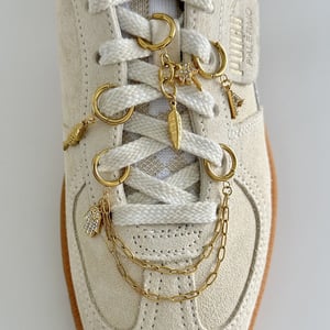 1 paio di pendenti da donna con strass in acciaio inossidabile placcato oro , serie semplice, classici e geometrici h5 Immagine4