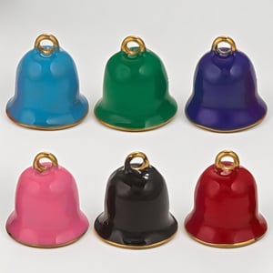 1 Piece Simple Series Daily Bell Shape Solid Color Stainless Steel Gold Color Unisex Pendants h5 Picture2