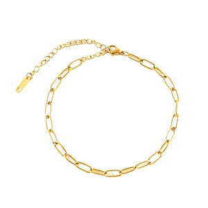 1 Pair Golden Fashion Simple Versatile Anklet Jewelry Anklet h5 Picture6
