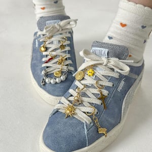 1 paio di perle dolci della serie semplice in acciaio inossidabile placcato oro 18K perle artificiali pendenti da donna h5 Immagine2