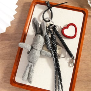1 Piece Simple Series Cute Animal Canvas Women's Bag Charms h5 Picture4