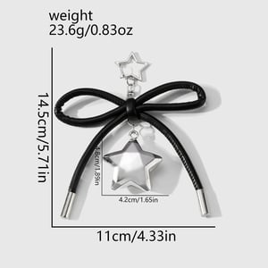 1 Piece Simple Leather Bow Knot Women's Bag Charms h5 Picture12