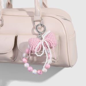 Sweet Beaded Bow Knot Bag Charms h5 Picture8