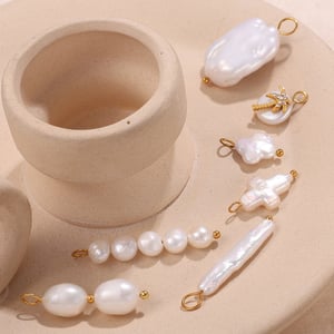 Classic Starfish Gold Color Artificial Pearl Women's Pendants h5 Picture2