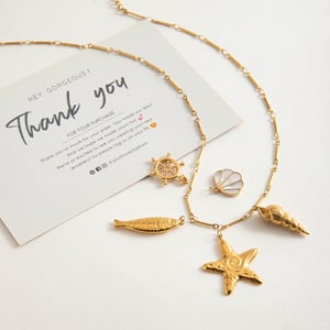 1 Piece Chain Stainless Steel Gold Color  Women's DIY Chain Necklaces h5 Picture3