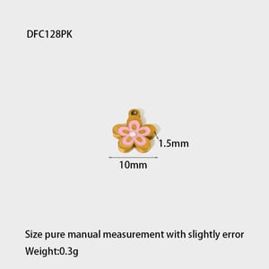 Cute Fruit Colorful Stainless Steel DIY Pendant h5