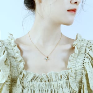 1 Piece Vacation Fishtail Designable Tassel Stainless Steel Gold Color Women's Pendant Necklaces h5 Picture5