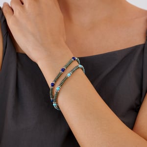 Vintage Annulus Paslanmaz Çelik Erkek Boncuklu Bilezikler h5 Resim4