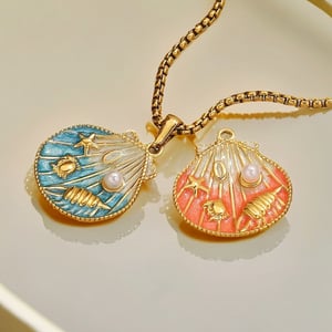 Vacation Conch Stainless Steel Women's Pendants h5 Picture4