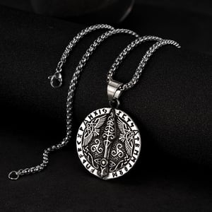 Vintage Sword Stainless Steel Men's Necklaces h5 Picture3