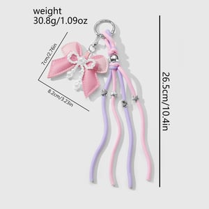 Süße Taschenanhänger mit Schleife und Knoten h5 Bild6