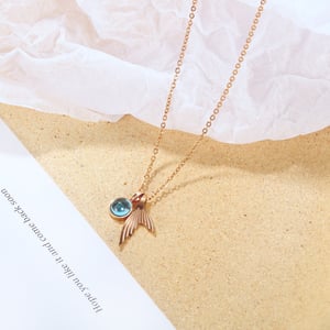 1 Piece Vacation Fishtail Designable Tassel Stainless Steel Gold Color Women's Pendant Necklaces h5 Picture4