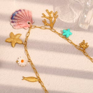 Sweet Oceanic Shell Women's Pendant Necklaces h5 Picture6