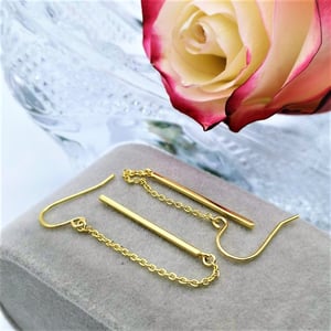 Simple Long - chain Women's Earrings h5 Picture5