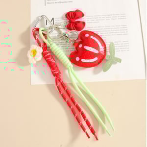 1 Stück Romantische Serie PU Blumenknoten Taschenanhänger h5 Bild5