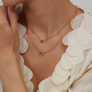 1 Piece Simple Series Simple Heart Stainless Steel Women's Pendant Necklaces h5 Picture5