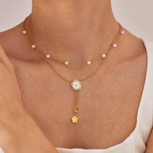 1 Piece Simple Series Retro Tassel Stainless Steel Women's Chain Necklaces h5 Picture5