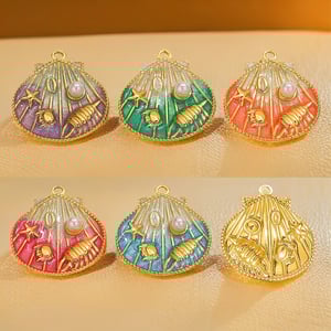 Vacation Conch Stainless Steel Women's Pendants h5 Picture5