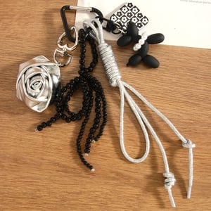 1 Piece Luxurious Series Daily Flower PU Women's Bag Charms h5 Picture5