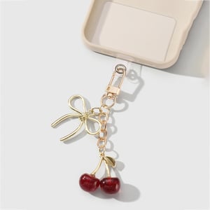 Sweet Bow Knot Cherry Bag Charms h5 Picture6