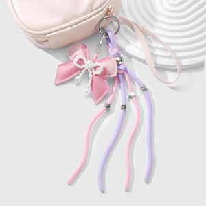 Süße Taschenanhänger mit Schleife und Knoten h5 Bild2