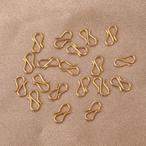 1 Piece DIY Series Daily S Shape Hook Stainless Steel Gold Color Women's Pendants h5 Picture5