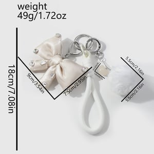 Puff Bow Knot Bag Charms h5 Picture11
