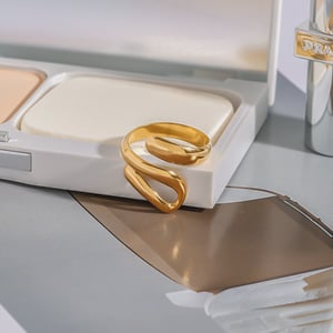 Stainless Steel Gold Color Minimalist Rings h5 Picture4