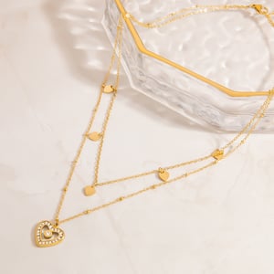 Vacation Shell Stainless Steel Gold Color Women's Pendant Necklaces h5 Picture4