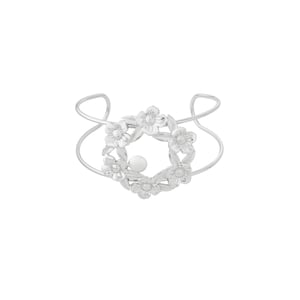 1 Stück Romantische Serie Natürliche Blume Edelstahl Gold Farbe Damen Armreifen h5 Bild8