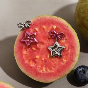 Sweet and Cool Style Star Stainless Steel Drop Earrings h5 Picture6