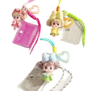 1 Piece Pink Cute Girl Doll Women's Bag Charms h5 Picture6
