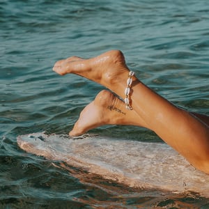 1 Piece Simple Series Vacation Turtle Stainless Steel   Gold Color  Shell Women's Anklets h5 Picture4