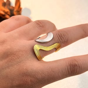 Minimalistischer Ring aus Edelstahl in verschiedenen Farben h5 Bild4