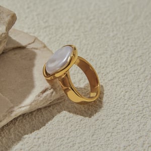 Elegante Statement-Ringe aus Edelstahl in  h5 Bild3