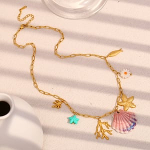 Sweet Oceanic Shell Women's Pendant Necklaces h5 Picture5
