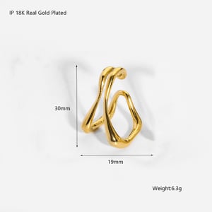 Light Luxury Geometric and Niche - designed Women's Ear Clips h5